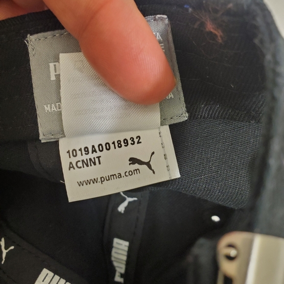 🤩New with tags Puma women's black/white cap 100%cotton - Picture 8 of 8
